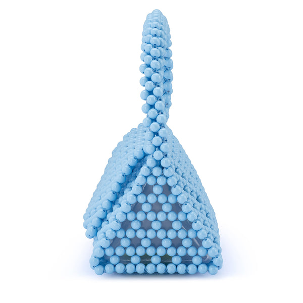 Olga Berg - BLUE AMRITA Bead Top Handle - OB6504