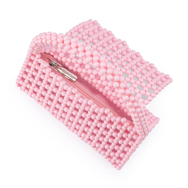 Olga Berg - PINK AMRITA Bead Top Handle - OB6504