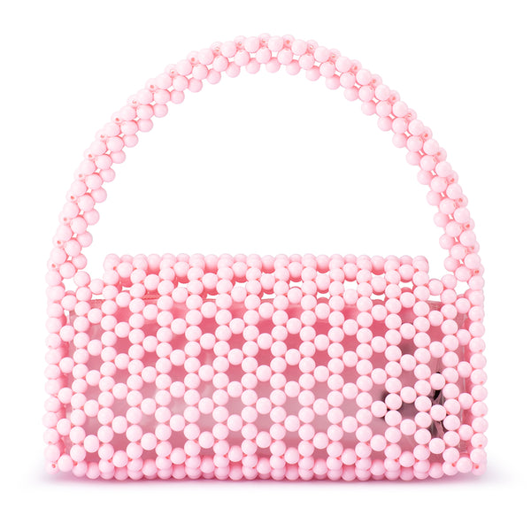 Olga Berg - PINK AMRITA Bead Top Handle - OB6504