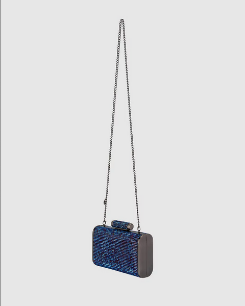 Olga Berg - Blue BAE Crystal Clutch OB2107