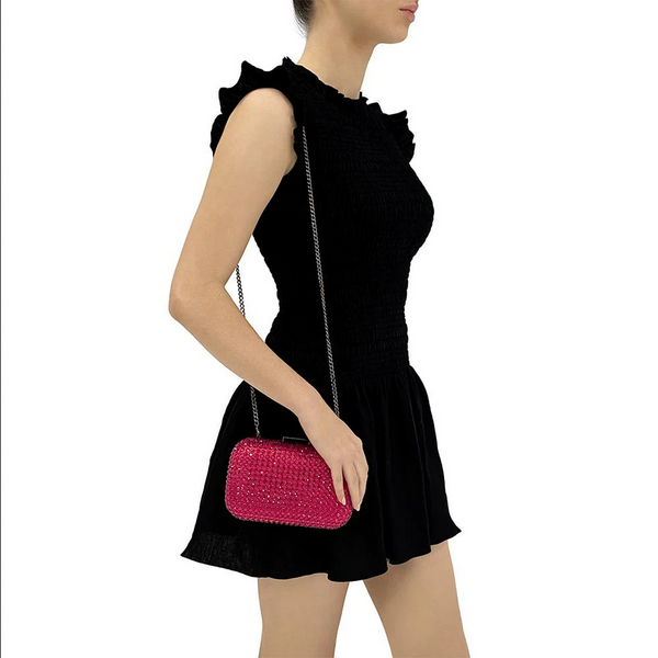 Olga Berg - Fucshia CAYDENCE Hotfix Clutch OB2060