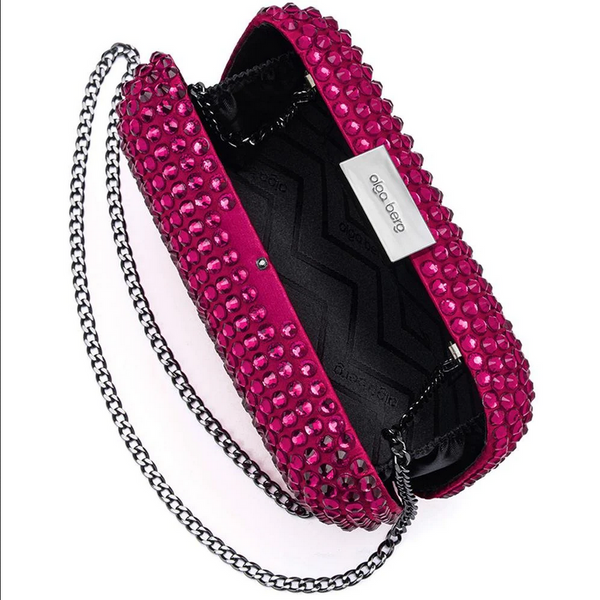 Olga Berg - Fucshia CAYDENCE Hotfix Clutch OB2060