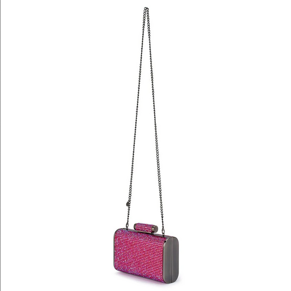 Olga Berg - Fuchsia BAE Crystal Clutch OB2107