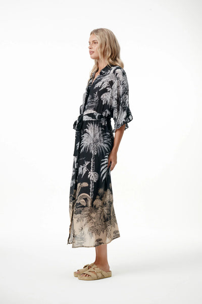 Oneseason - Jasmine - Cotton/Viscose - Midnight Palm
