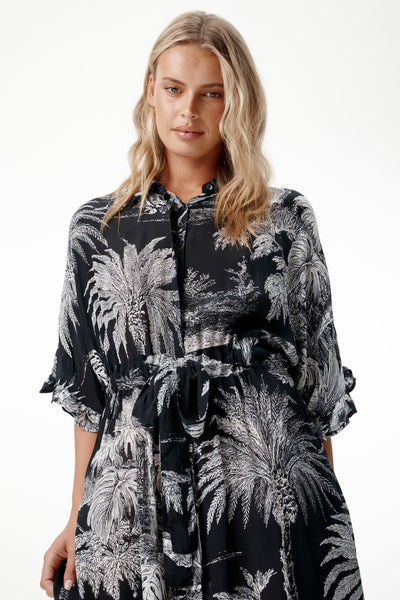Oneseason - Jasmine - Cotton/Viscose - Midnight Palm