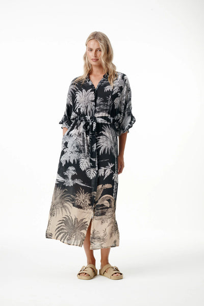 Oneseason - Jasmine - Cotton/Viscose - Midnight Palm