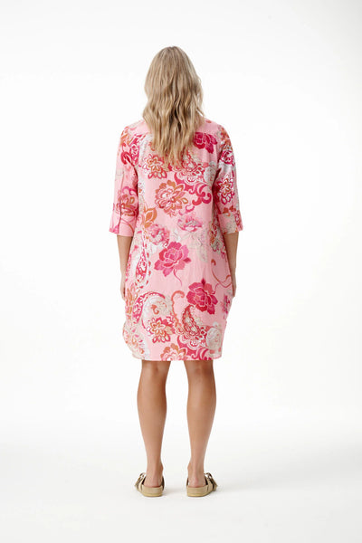 Oneseason - Middy Daisy - Cotton - Rose Paisley