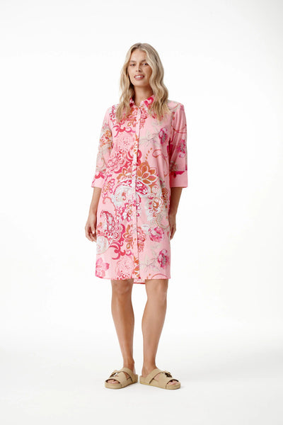 Oneseason - Middy Daisy - Cotton - Rose Paisley