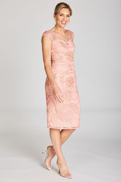 Pink Ruby - Sophistication Dress - Peach