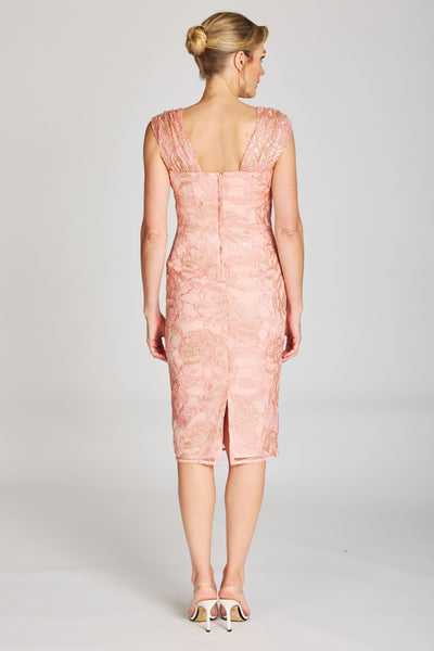 Pink Ruby - Sophistication Dress - Peach