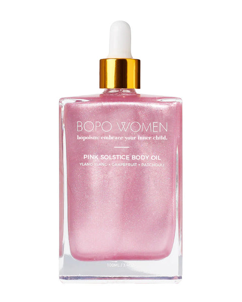 Bopo Women - Summer Solstice Pink Shimmer Body Oil