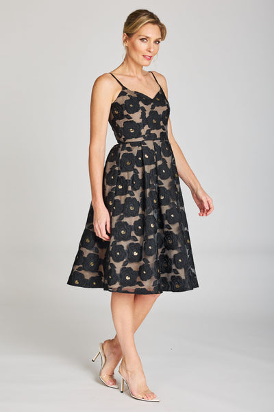 Romance - Selena Midi Dress - Black