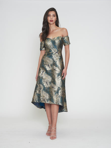 Romance - Milla Hi Lo Dress - Teal