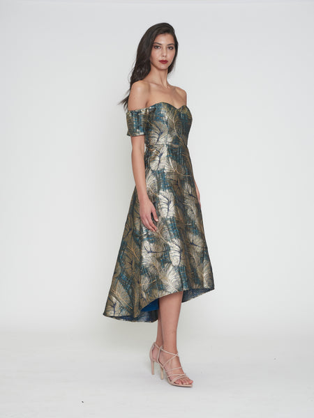 Romance - Milla Hi Lo Dress - Teal