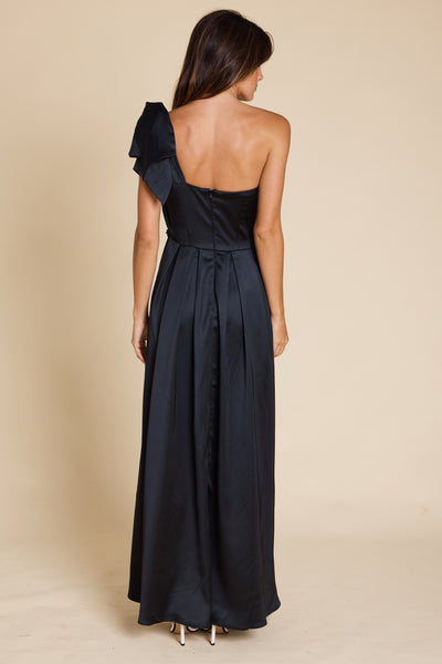 Romance - Isabelle Bow Maxi Dress - Black