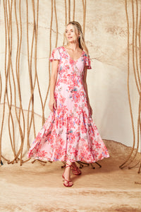Verge - Rosebud Dress - Print 9267WT FINAL SALE
