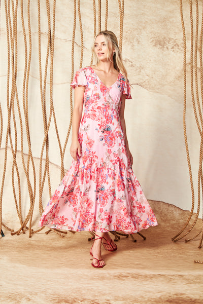 Verge - Rosebud Dress - Print 9267WT FINAL SALE