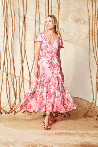 Verge - Rosebud Dress - Print 9267WT FINAL SALE
