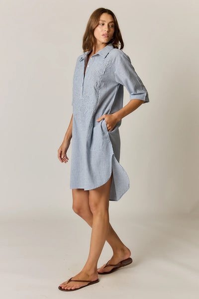 Rubyyaya - Cornelli Dress - Blue Stripe