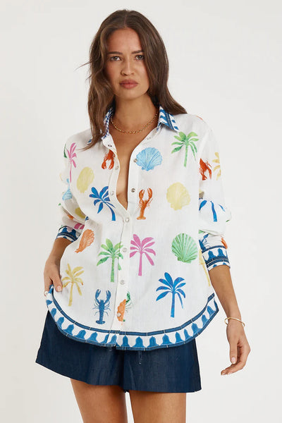 Rubyyaya - Rock Lobster Shirt - Print