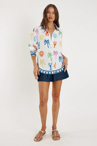 Rubyyaya - Rock Lobster Shirt - Print