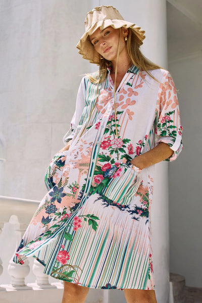 Rubyyaya - Roseanne Shirtmaker Dress - Multi