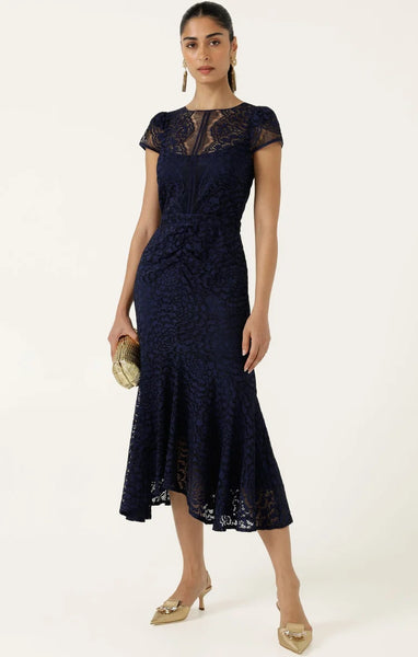 Sacha Drake - Affair of Honour Dress - Navy Lace