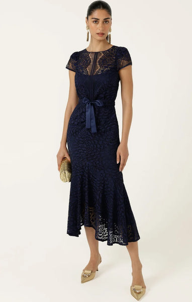 Sacha Drake - Affair of Honour Dress - Navy Lace