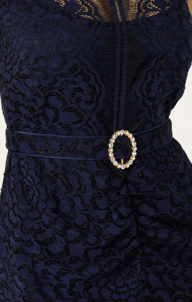 Sacha Drake - Affair of Honour Dress - Navy Lace
