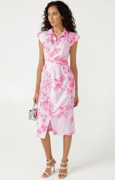 Sacha Drake - Alessandra Dress - Pink White