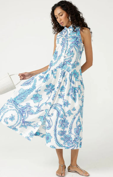 Sacha Drake - Anafi Dress - White Aqua