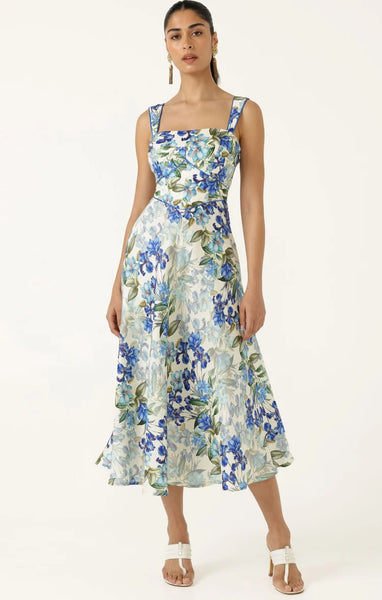 Sacha Drake - Antoinette Midi Dress - Blue Iris