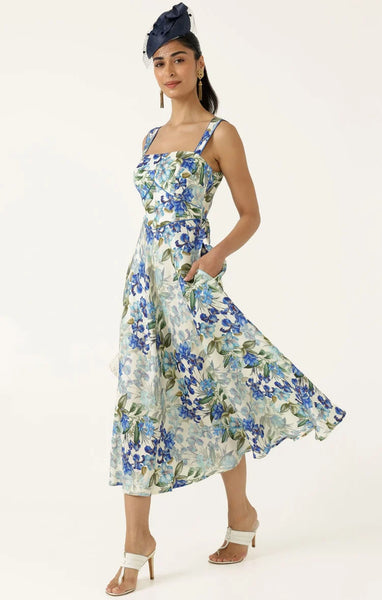 Sacha Drake - Antoinette Midi Dress - Blue Iris