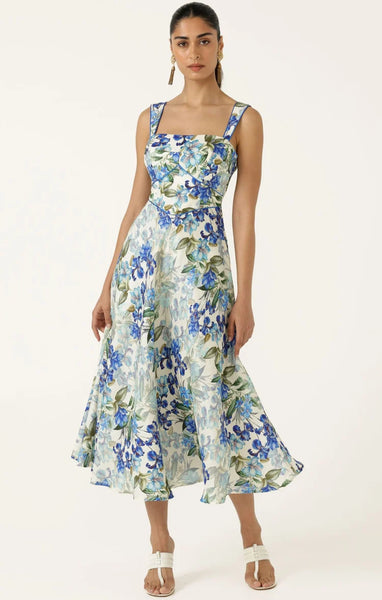 Sacha Drake - Antoinette Midi Dress - Blue Iris