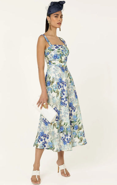 Sacha Drake - Antoinette Midi Dress - Blue Iris