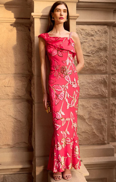 Sacha Drake - Aurelius Dress - Watermelon Gold