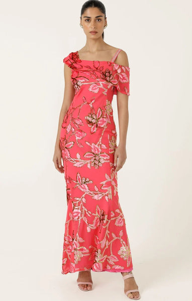 Sacha Drake - Aurelius Dress - Watermelon Gold
