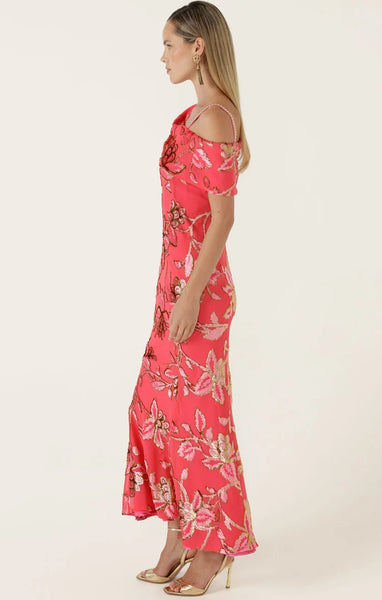 Sacha Drake - Aurelius Dress - Watermelon Gold