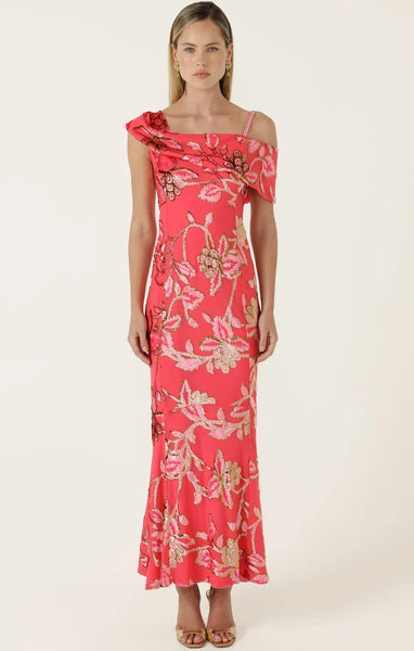 Sacha Drake - Aurelius Dress - Watermelon Gold