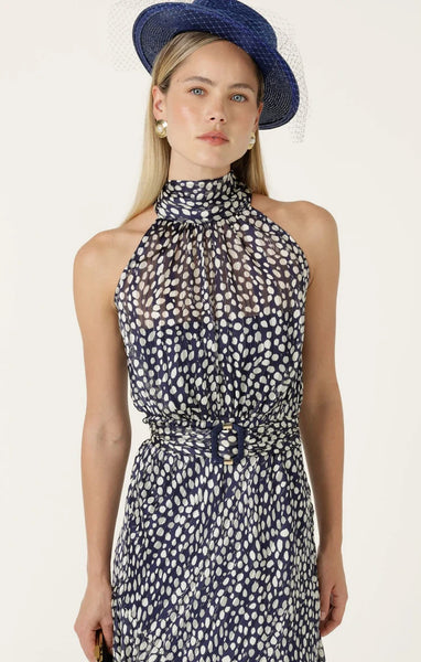 Sacha Drake - Austen Dress Dress - Navy White Spot