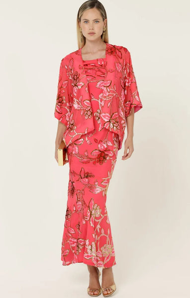 Sacha Drake - Blossom Kimono - Watermelon Gold