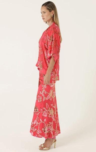 Sacha Drake - Blossom Kimono - Watermelon Gold