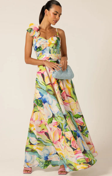Sacha Drake - Camille Maxi Dress - Watercolour Floral