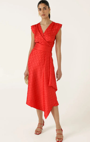 Sacha Drake - Crown Wrap Dress - Red