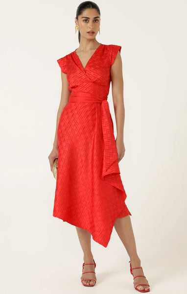 Sacha Drake - Crown Wrap Dress - Red