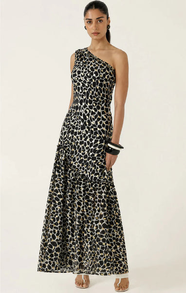 Sacha Drake - Daria Maxi Dress - Black Ivory Gold