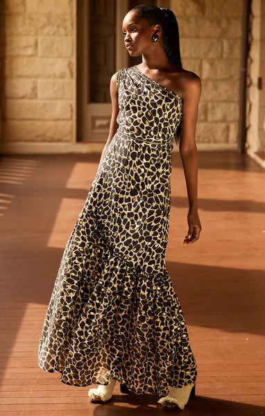 Sacha Drake - Daria Maxi Dress - Black Ivory Gold