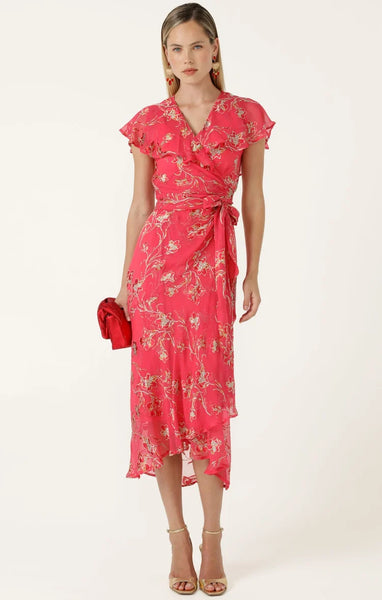 Sacha Drake - Eleanor Wrap Dress - Pink Floral
