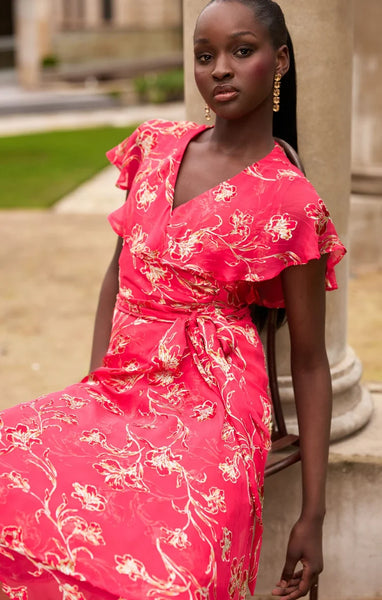 Sacha Drake - Eleanor Wrap Dress - Pink Floral
