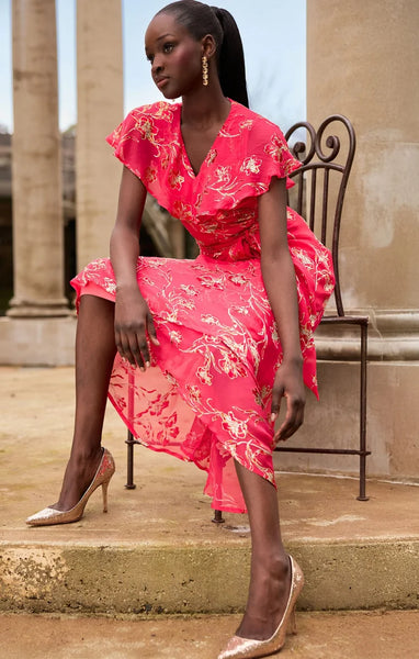 Sacha Drake - Eleanor Wrap Dress - Pink Floral